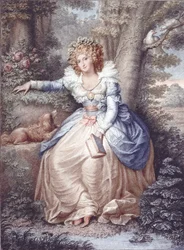 Mrs Fitzherbert, graviert und veröffentlicht von Jean Conde, 1792